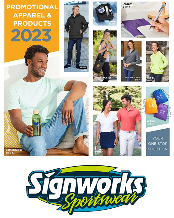 Signworks Sportswear 2023 Catalog