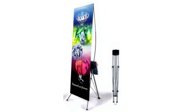 Custom Banner Stands by Signworks Sportswear in Lockport NY