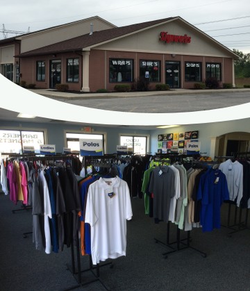 The Signworks Sportswear Location and Showroom in Lockport, NY