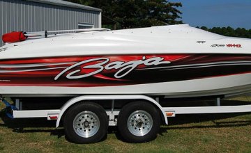 Custom Boat Wraps and Graphics by Signworks Sportswear in Lockport NY